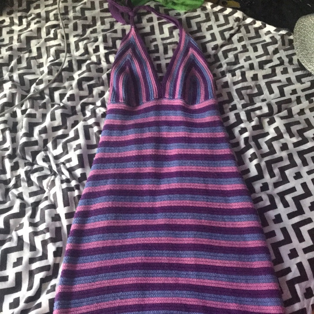 Wild fable backless striped dress